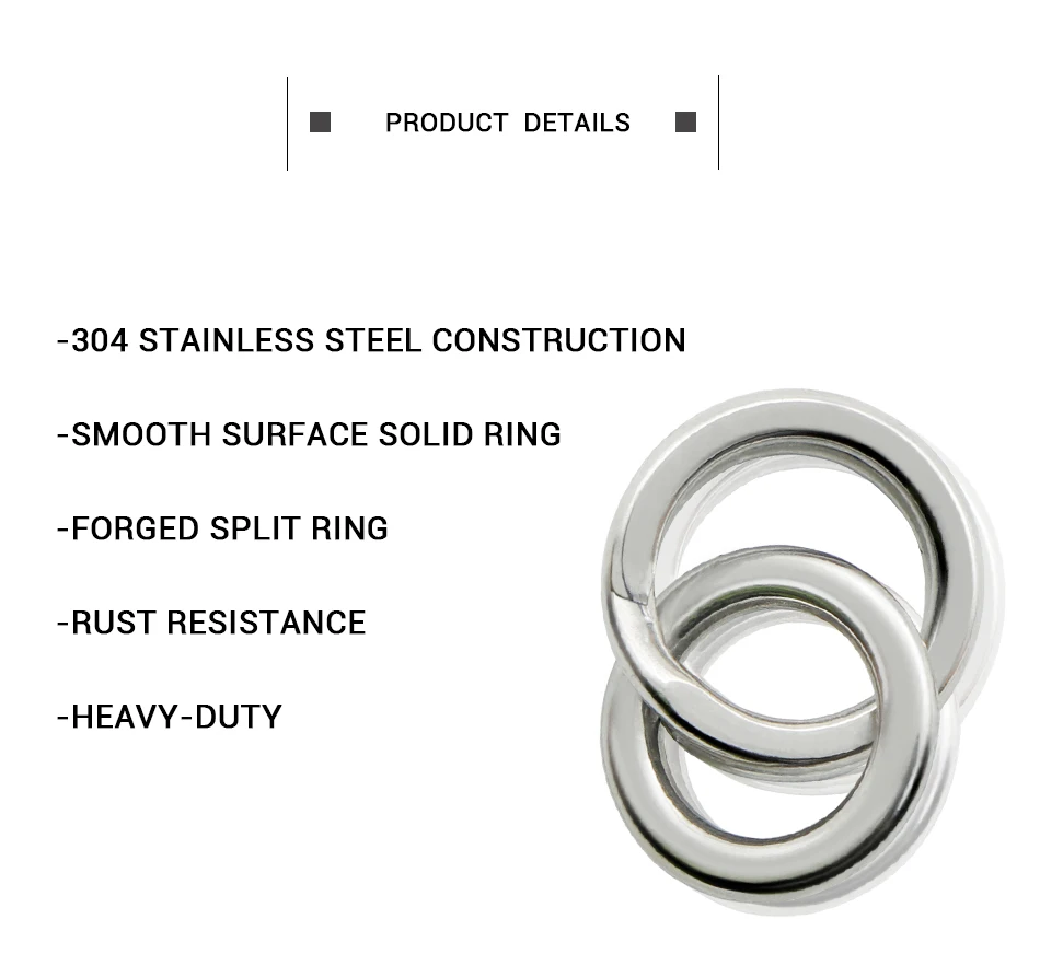 Un anillo hecho de 304 acero inoxidable