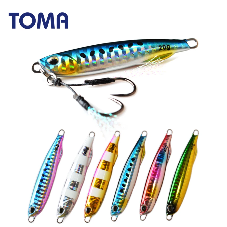 Cuchara jigging luminosa caída lenta Micro Shore – señuelo fundición - imagen 3