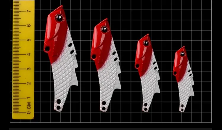 Señuelo VIB de hoja de cuchillo de Metal con cuchara, cebo giratorio para tiro largo DT Casting Trolling Sea Bass 8-21g, 1 pieza, venta - imagen 3