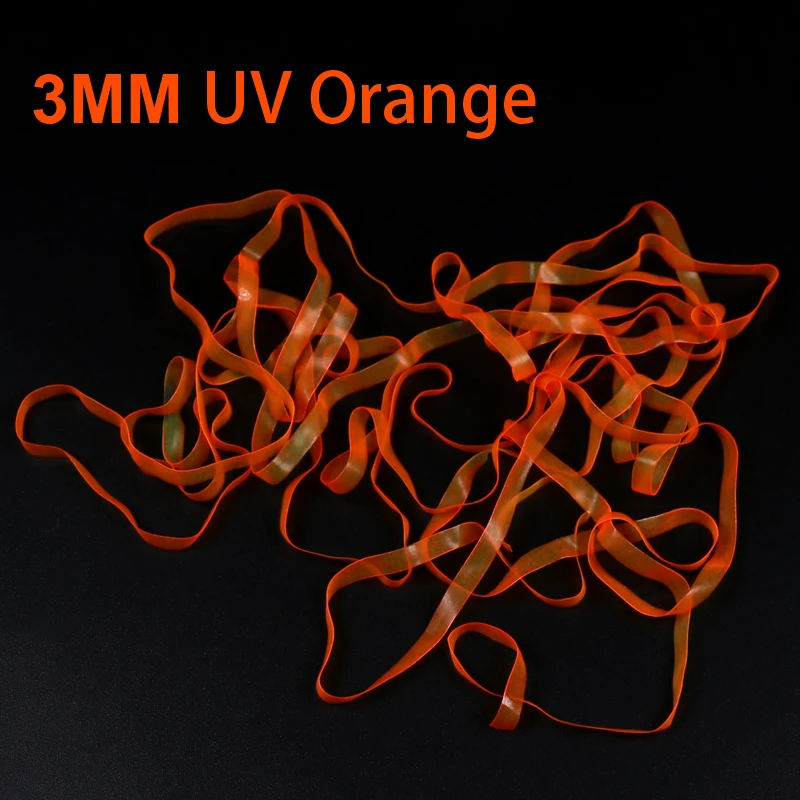 Bimoo 2m/bolsa 3mm 4mm Scud Back Stretch Shrimp Nymph Backing Tape, rojo, naranja, amarillo, verde, fluorescente - imagen 5