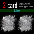 2pcs  Silver