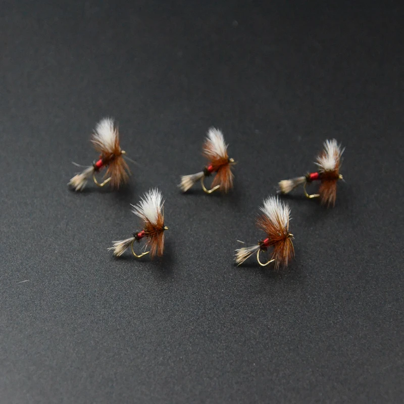 CONTEMPLADOR 5 piezas 12 # Royal Wulff-señuelo para mosca seca, patrón atractor, hormiga voladora reembitada/mayfiles, pesca con mosca popular, mosca artificial - imagen 2