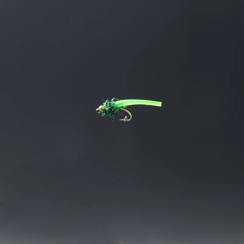 Cuerpo de ninfa de silicona para pesca, cilindro cónico de goma, gusano suave, trucha, cuerpos de pupa caddis, 6 colores - imagen 2