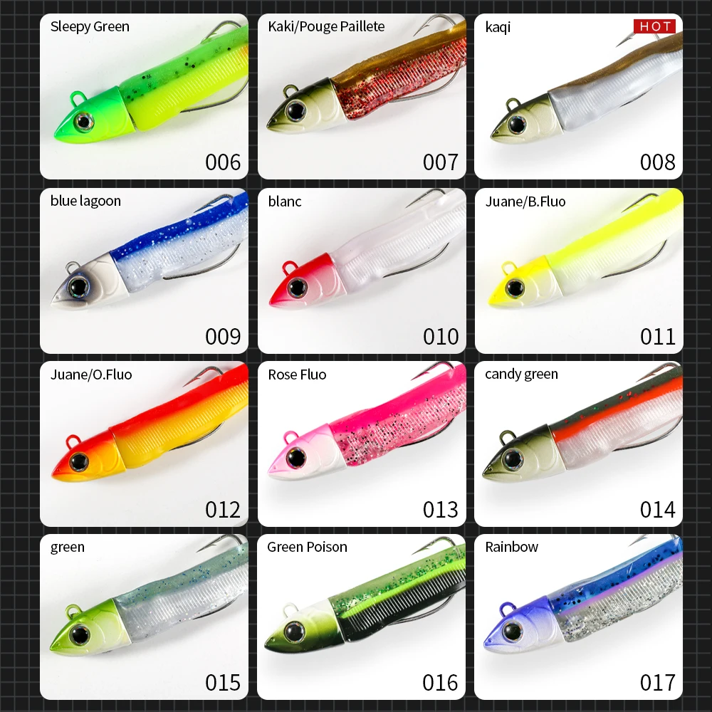 Hunthouse Black Minnow 25/40/60/90/120g Minnow negro señuelo de pesca suave 90/110/125/135mm silicona para Lucio Leurre Souple - imagen 5