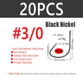 20pcs Size 3l0 Black