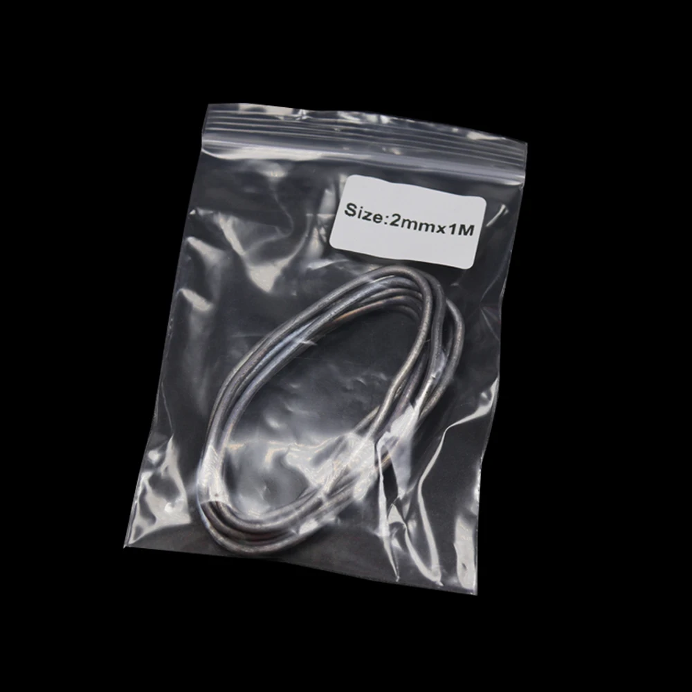 Bimoo-Alambre de plomo suave y redondo, Serpentina de Ninfa, cuerpo de moscas de agua salada, Señuelos de Pesca, Material de atado de moscas, 0,5mm, 0,8mm, 1mm, 2mm - imagen 5