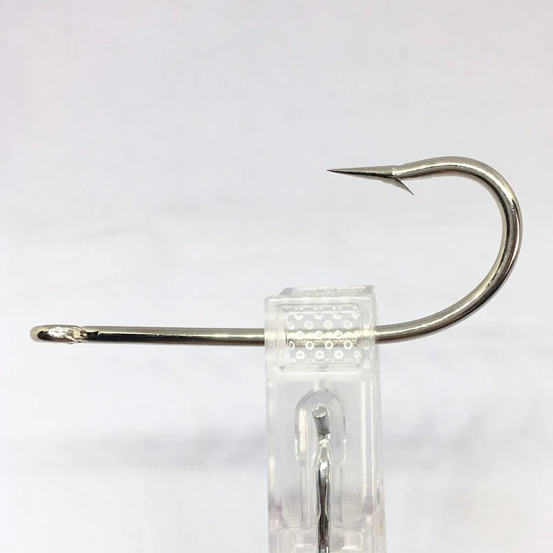 Anzuelos Jig Head vástago largo con anillo – Pesca de lubina - imagen 4