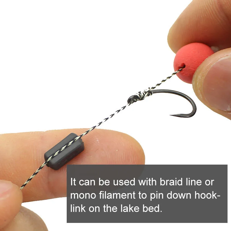 Accesorios de pesca de carpa, pesas de cambio rápido de tungsteno, plomos de masilla para aparejo de carpa, aparejos terminales de pesca, 4 Uds. - imagen 4