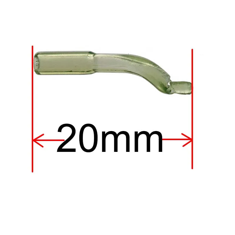 50 o 100 Uds. Accesorios de pesca de carpa D Rig kickers gancho línea alineadores manga anti enredos para el cabello ronnie rig end tackle - imagen 2