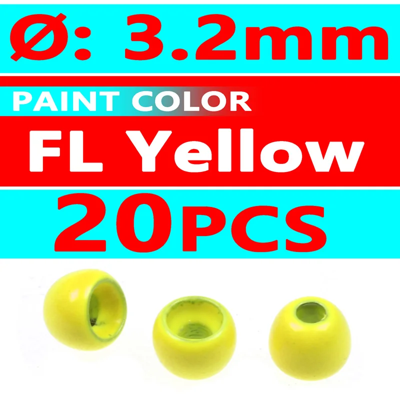 20pcs FL Yellow 3.2