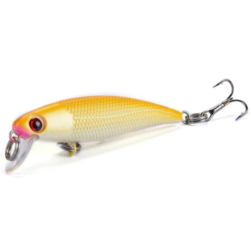 Señuelo de Pesca de calidad, cebo duro de plástico con ojos 3D, plantilla Artificial, Wobblers, Crankbait, 6,5 cm, 4,5g, 1 unidad - imagen 4