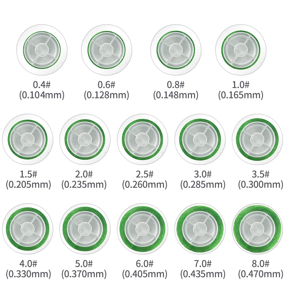DNDYUJU-sedal de pesca de nailon superfuerte de 500m, hilo de pesca japonés de alta calidad, monofilamento, abrasión, 2-35lb, fluorocarbono, hundimiento - imagen 3