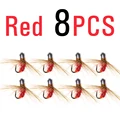 Red 8pcs