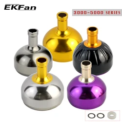 EKfan-carrete de pesca de Metal mecanizado serie 3000-5000, perillas de mango, carretes de fundición de cebo, accesorios de aparejos de pesca