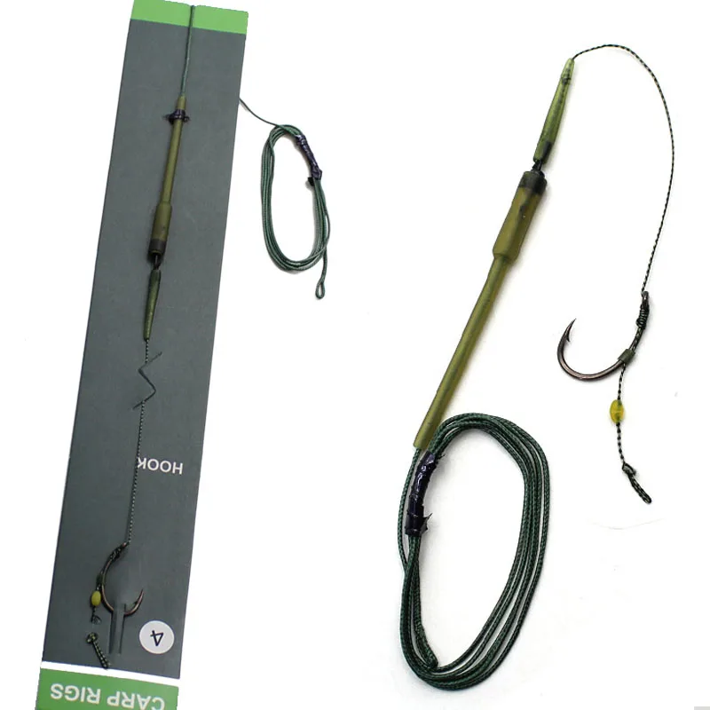 Aparejos de Pesca de carpa Tamaño del anzuelo de Pesca 2 #4 #6 #8, accesorios de equipo de Pesca - imagen 2