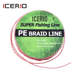 ICERIO-anzuelo asistente de agua salada, anzuelo de Pesca, anzuelos, señuelo trenzado de PE, línea atada, accesorios de Pesca