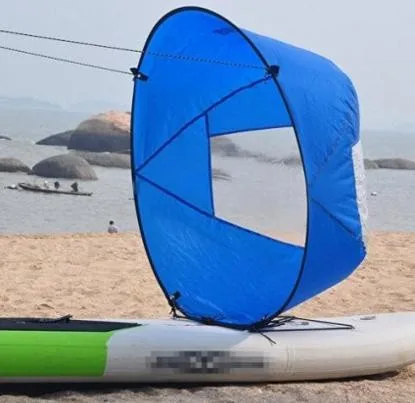 Vela de viento transparente para Kayak, remo, tabla de surf, deportes acuáticos, Isla de surf, accesorios de barco, motor marino - imagen 5