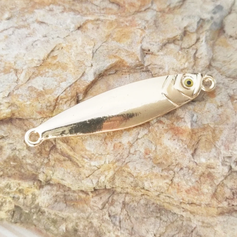 POETRYYI-señuelo de pesca de Metal, 1 piezas, 4,5 cm, 6g, cebo Artificial de lentejuelas con gancho triple - imagen 3