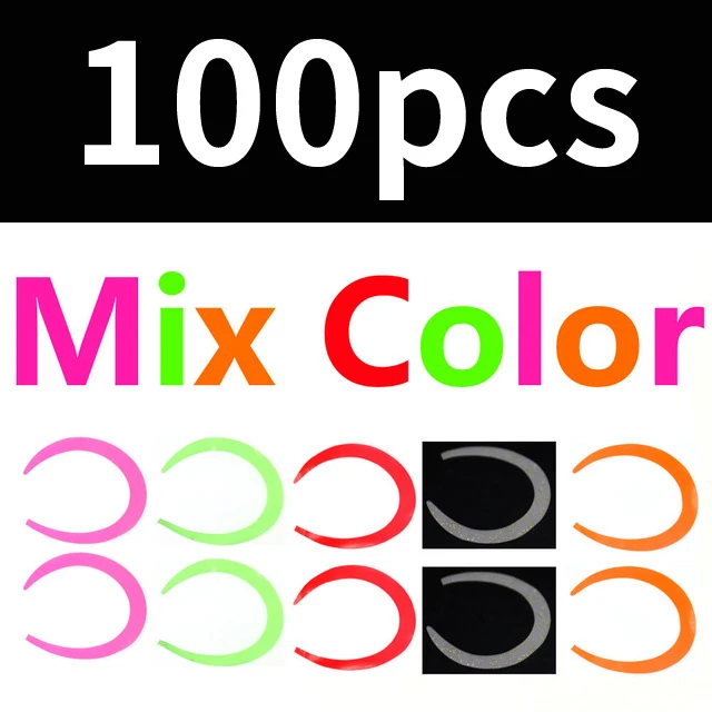 100pcs mix color