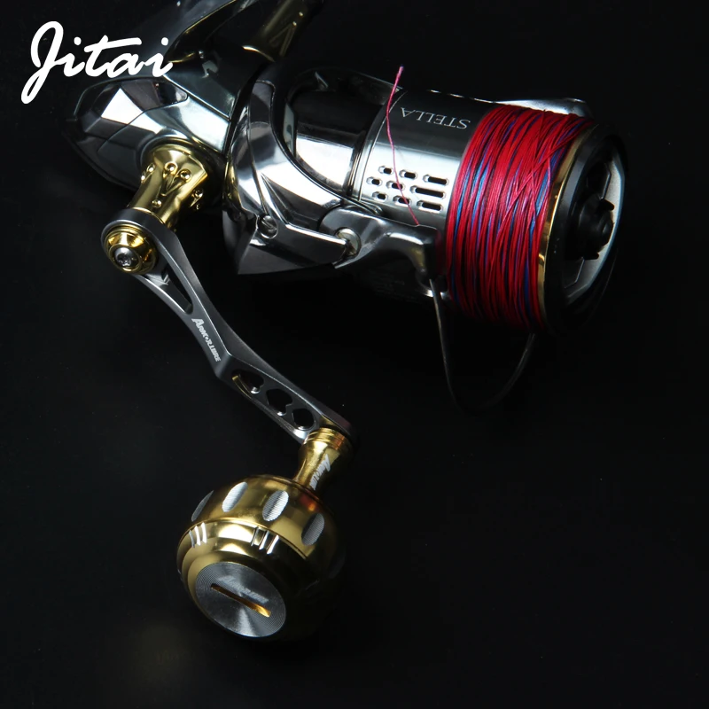 Jitai-mango de carrete giratorio para Shimano Daiwa, perillas CNC de 58mm, 2BBs, mango de potencia de mecanizado de alta precisión - imagen 5