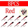 8PCS RED