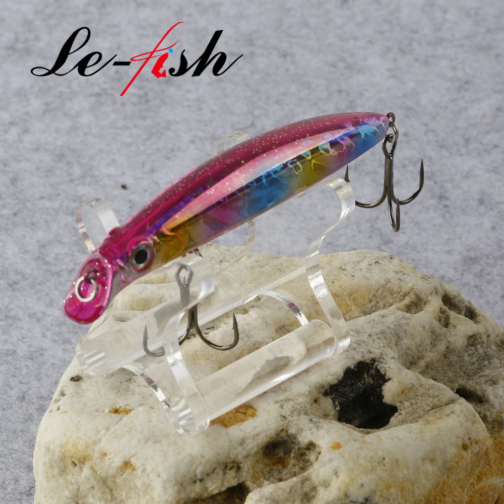 Le fish-Señuelos de Pesca que se hunden, cebos Jerkbaits, pececillos, buena acción, Wobblers, aparejos de Pesca, 120mm, 18,5g