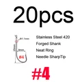 20pcs size 4