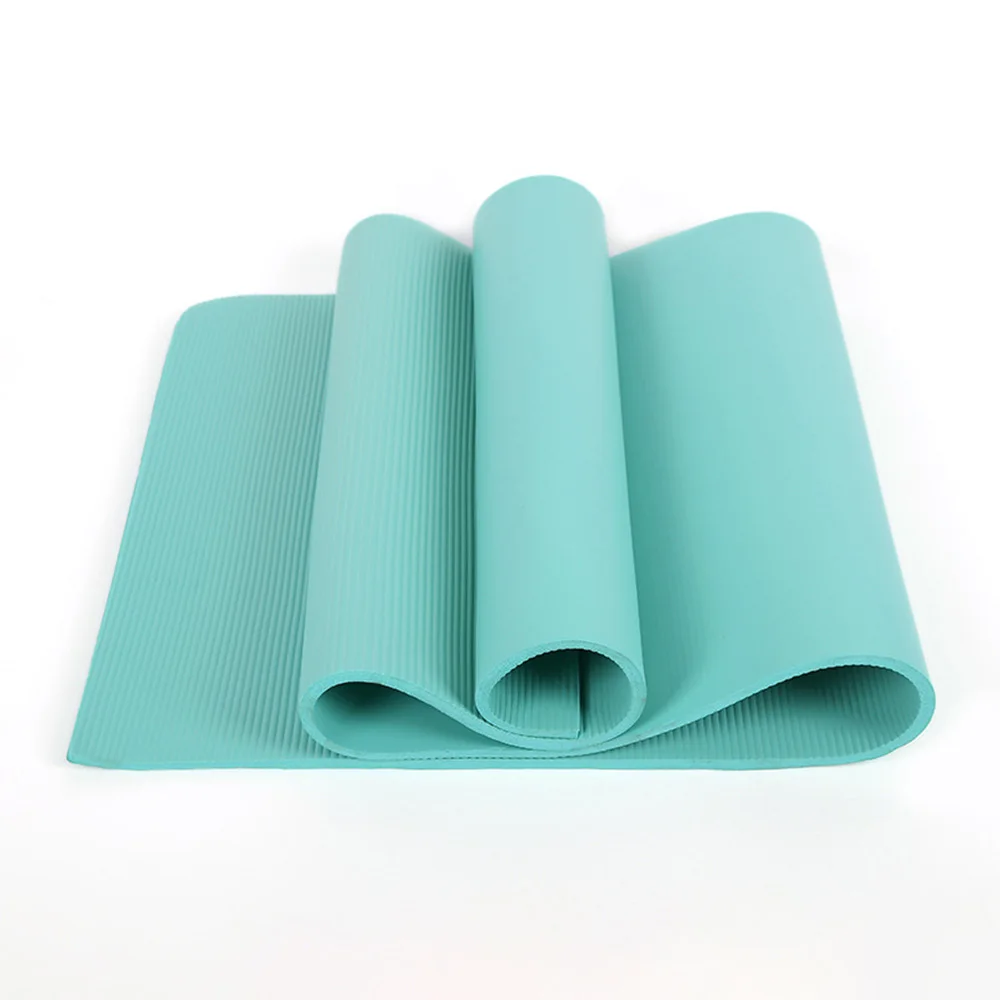 Esterilla de Yoga NBR con línea de posición, 1830x600x15mm, antideslizante, para Fitness, gimnasia, Pilates, cinturón de gimnasio, almohadillas deportivas para ejercicio - imagen 3