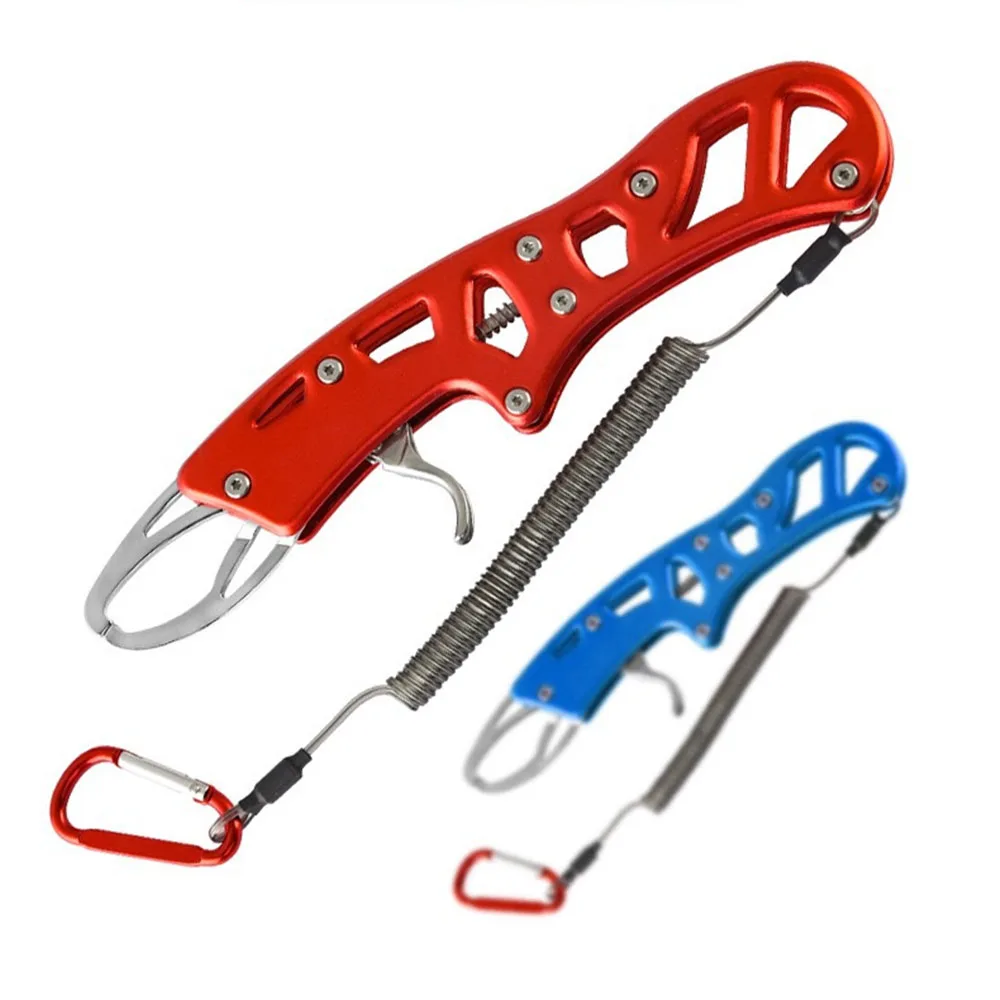 Pinza De Pesca portátil De acero inoxidable, mango De agarre De labio De pescado, agarre De labio De Pesca De carpa, herramientas De aparejos De Pesca - imagen 2