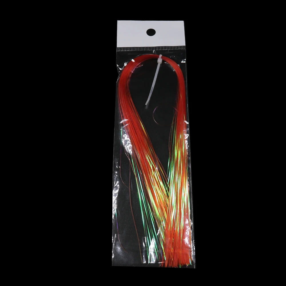 Bimoo 1/2 paquetes 1/50 "0.5mm UV perla ala de hielo Flashabou oropel Streamer tubo atado de moscas materiales Lucio salmón trucha señuelo de pesca - imagen 2