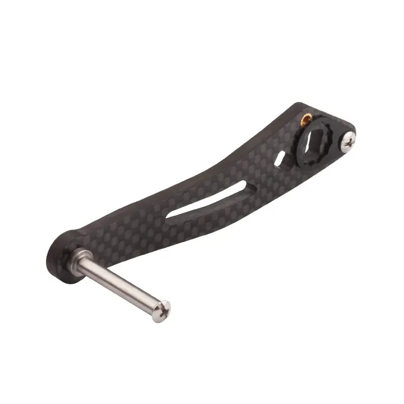 Kawa-mango de carrete de pesca, materiales de fibra de carbono, longitud de balancín de pesca, tamaño del agujero de 92mm, 8x5 y 7x4mm, traje para Abu/Daiw/Shima DIY - imagen 2