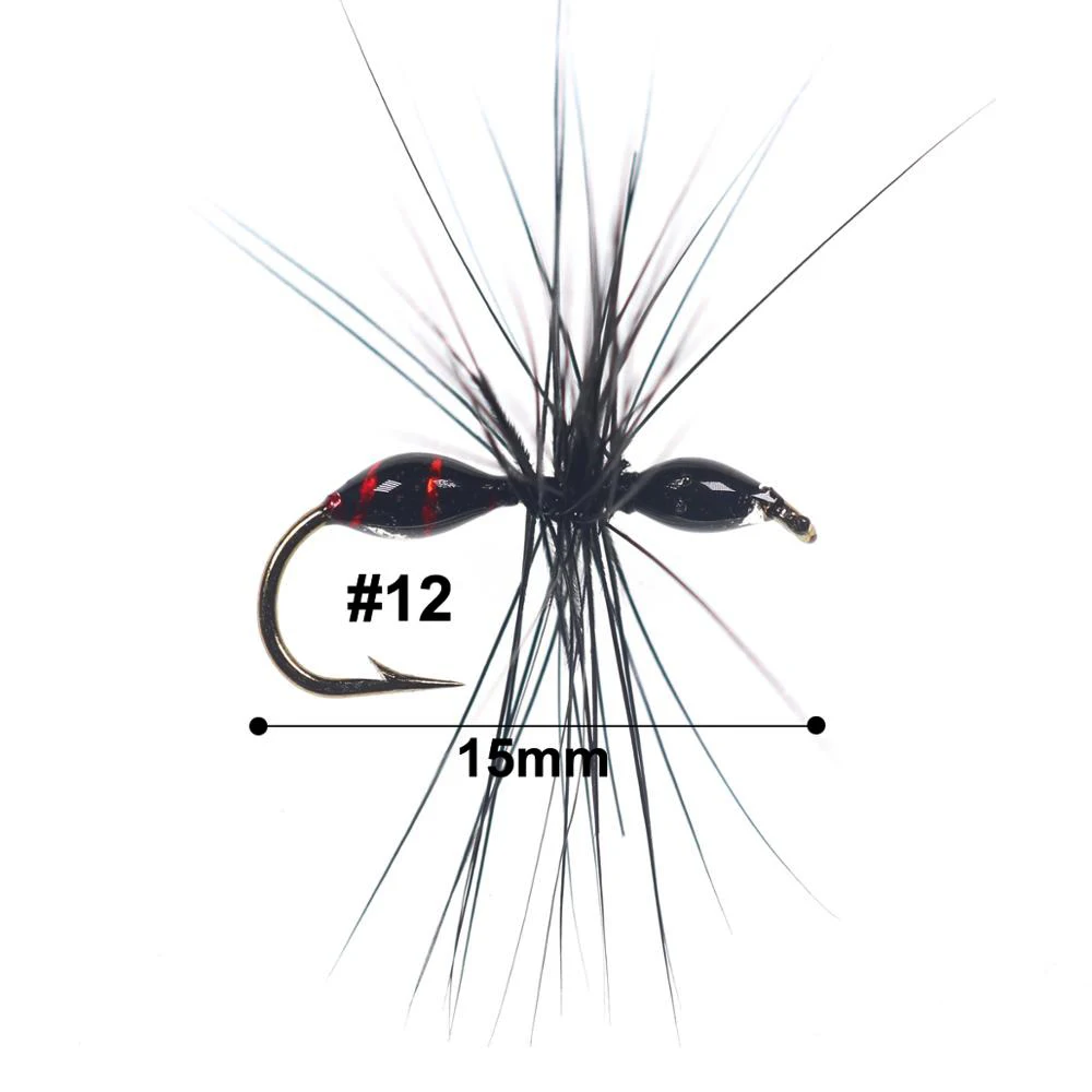 Wifreo-SEÑUELOS DE pesca con mosca, insectos artificiales, epoxi, hormiga, trucha, 8 unidades - imagen 2