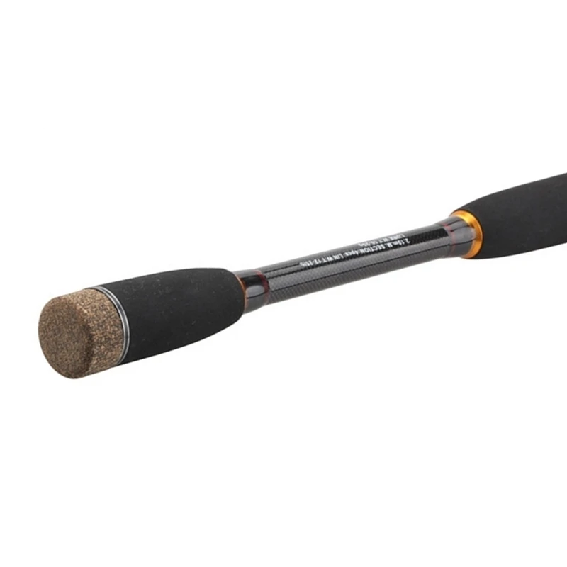 Mavllos-caña de pescar de carbono, 2,1 m, 2,4 m, 2,7 m, señuelo de cebo, 10-25g, 4 secciones, 12-25LB, caña giratoria portátil de agua salada para Pesca de lubina y Lucio - imagen 4