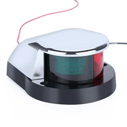 Luz LED navegación proa 12V roja y verde para barco
