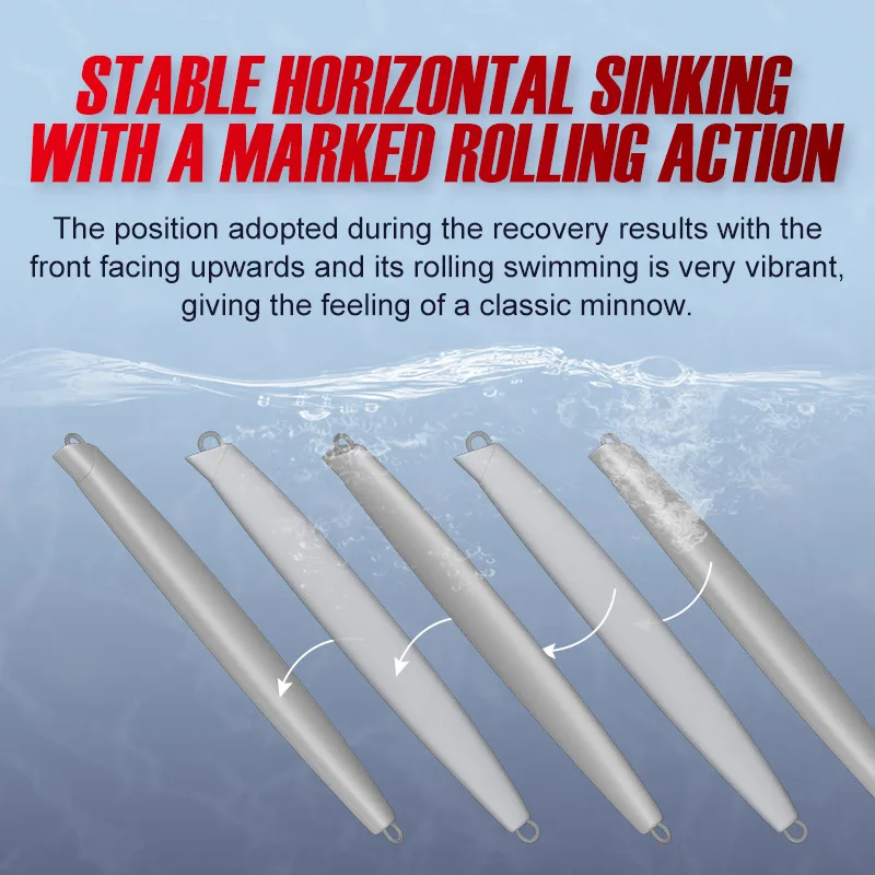 NOEBY Pencil Sinking Stickbait 46g - Señuelo para pesca costera - imagen 3