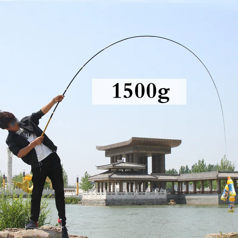 Caña De pescar De fibra De carbono, caña De pescar De sección corta, 3,6 m, 4,5 m, 5,4 m, 6,3 m - imagen 5