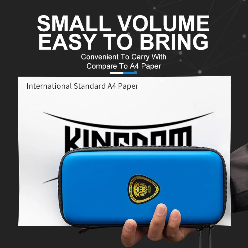 Kingdom Portabale caja de aparejos de pesca impermeable 20*10*4,3 cm caja de espuma de cebo caja de almacenamiento de PVC bolsa contenedor accesorios de pesca - imagen 4