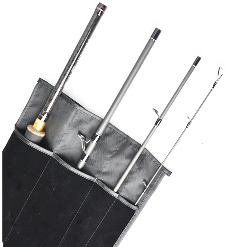 Mavllos-caña de pescar de carbono, 2,1 m, 2,4 m, 2,7 m, señuelo de cebo, 10-25g, 4 secciones, 12-25LB, caña giratoria portátil de agua salada para Pesca de lubina y Lucio - imagen 5