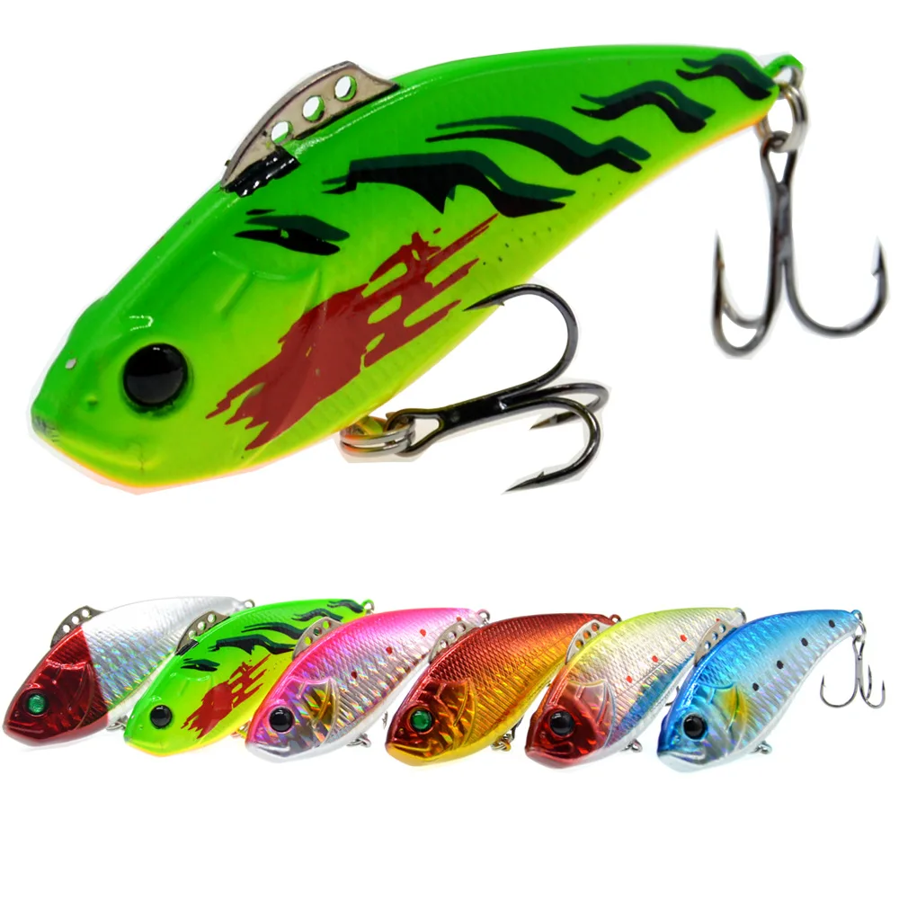 Señuelo de pesca VIB Rattlin calidad cebo duro todo Swimbait vibración de agua dulce señuelos artificiales 7,2 cm/19g pescado de plomo 1 pieza venta