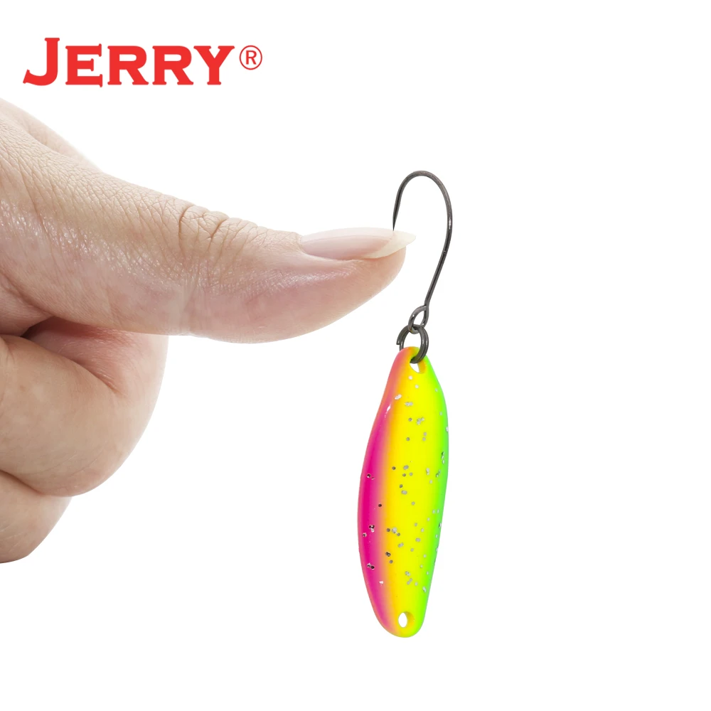 Jerry Mang-señuelo de Pesca con área de trucha, anzuelo Artificial Lrf, cebos giratorios Wobbler, cuchara de 3,1g para aparejos de Pesca de lubina y trucha - imagen 5