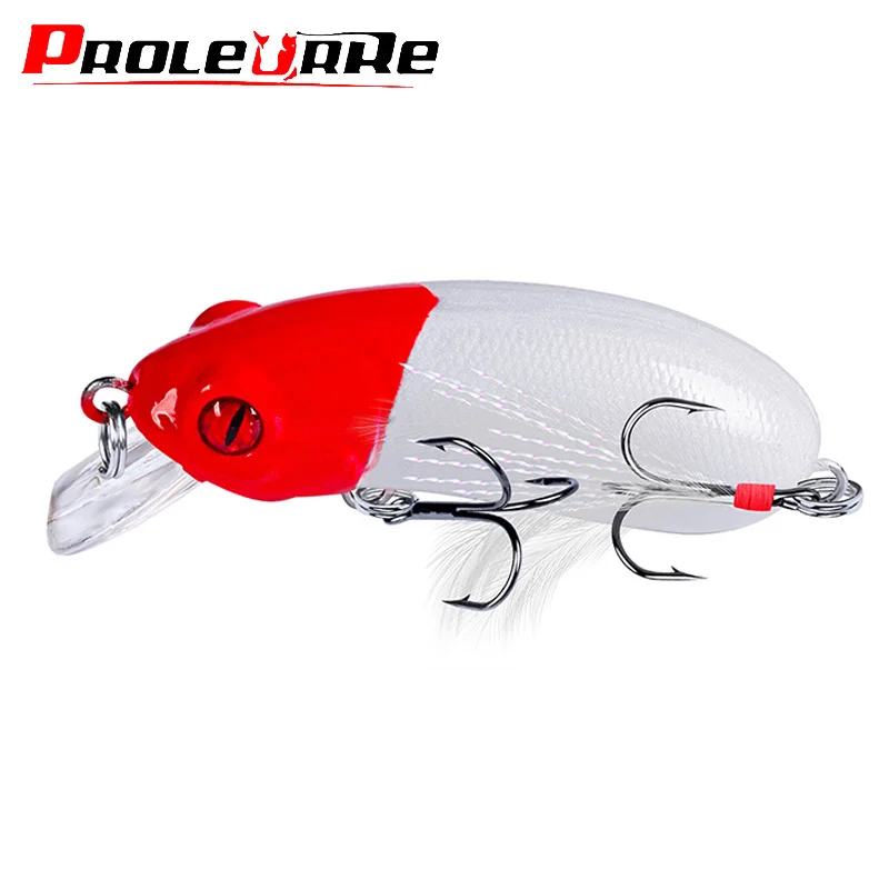 Señuelo de pesca flotante Minnow, cebo Artificial de plástico duro, aparejos de pesca Swimbait, 6,2 cm, 10g, 1 ud. - imagen 5