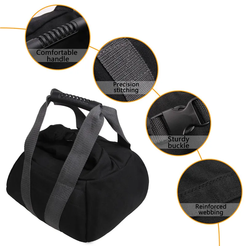 Bolsa de arena para entrenamiento de levantamiento de pesas en interiores, saco de arena para ejercicios de alta intensidad, bolsa de energía para entrenamiento deportivo, bolsas de lona de alta resistencia - imagen 2