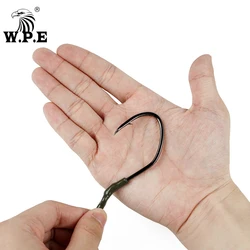 W.P.E anzuelo 8/0 acero alto carbono aparejo para bagre