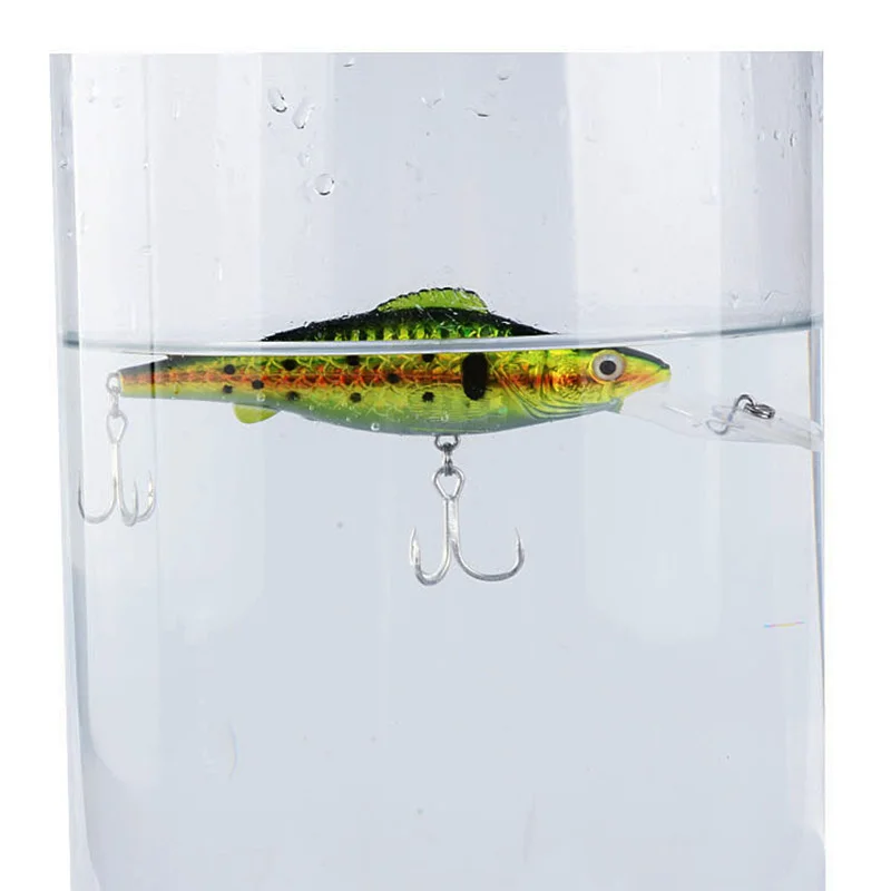 Wobblers de buceo profundo, Señuelos de Pesca Minnow de 12,5 cm y 15g, cebo duro Artificial, aparejos de curricán de mar para lubina, Lucio, carpa, manivela, 1 unidad - imagen 3