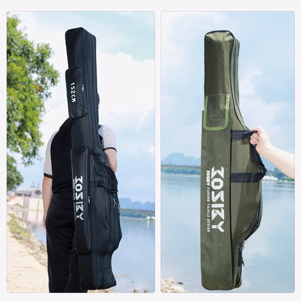 Dos vistas de una persona que lleva un estuche de guitarra. A la izquierda, la persona está de pie con el estuche de la guitarra a la espalda, y podemos ver la parte de atrás de su cabeza y el estuche.