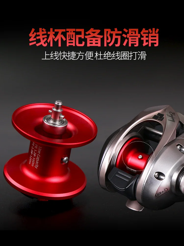 LURESTAR-carrete de pesca BLEAD Baitcast, 210g, 5kg, 11 + 1BB potencia de arrastre, relación de engranaje 7,3: 1, rueda de fundición de cebo para agua salada/dulce - imagen 4