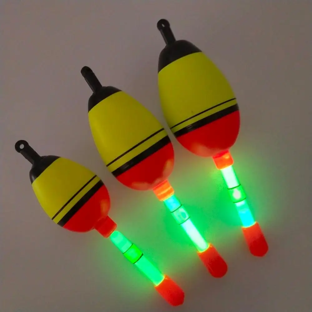 Flotador de pesca luminoso EVA, 5g, 10g, 15g, largo y Vertical, trabajo con palo de luz A324, lote de 3 unidades - imagen 2