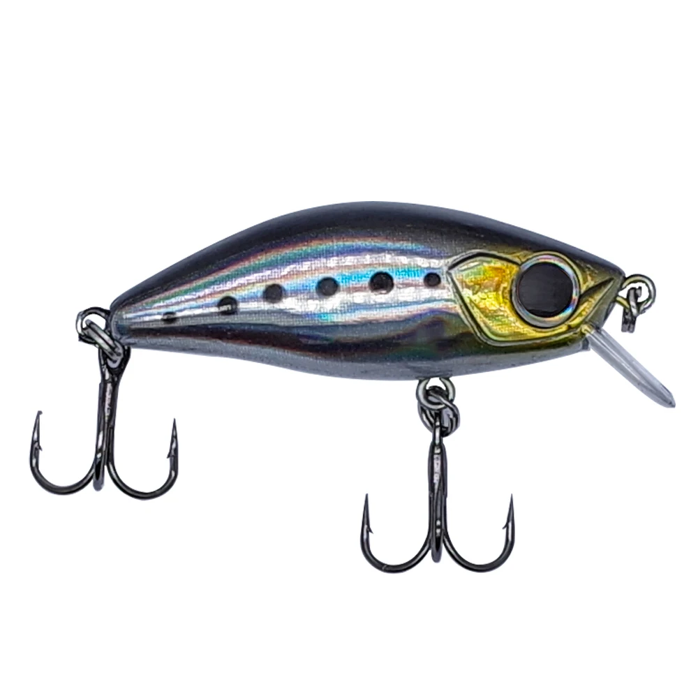 Señuelo de pesca WATERBOY Mini Minnow, 3,5 cm, 2,2g, hundimiento lento, 4,3 cm, 4,2g, Fat Beagle Shad Crank Peche, cebo duro de tamaño pequeño, nuevo - imagen 5