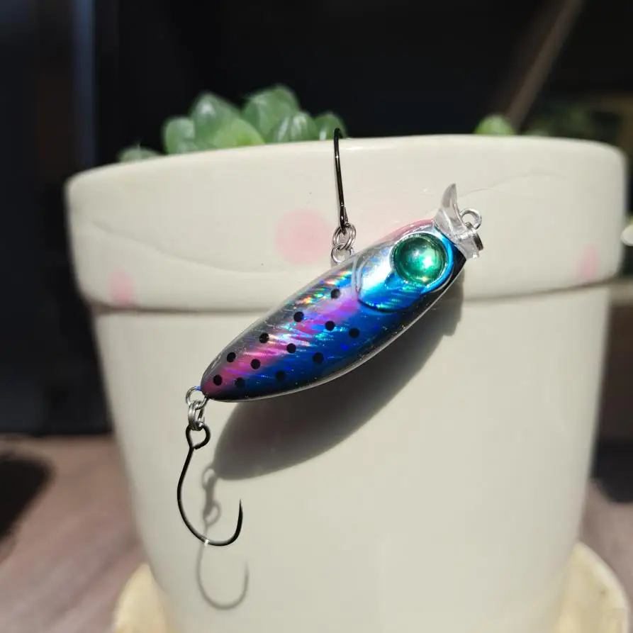 Jerry-señuelo de pesca flotante Lrf, cebo duro Wobbler para pececillos de roca, perca de trucha, enchufe ultraligero, 35mm, 1,37 pulgadas - imagen 4