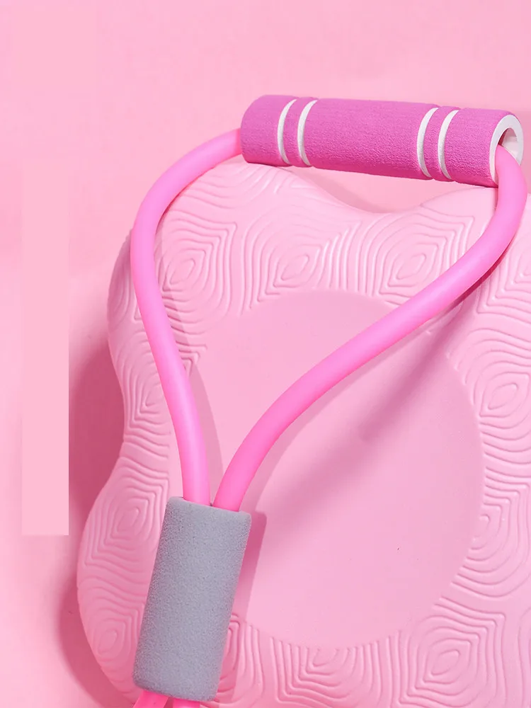 Expansor de pecho de 8 palabras, goma para gimnasio, cuerda de tracción para entrenamiento muscular, bandas elásticas para ejercicio deportivo - imagen 2